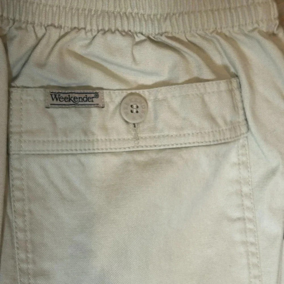 Weekender Men's Casual Life Beige 100% Cotton Drawstring Pants 40 X 34 N… - Picture 6 of 8